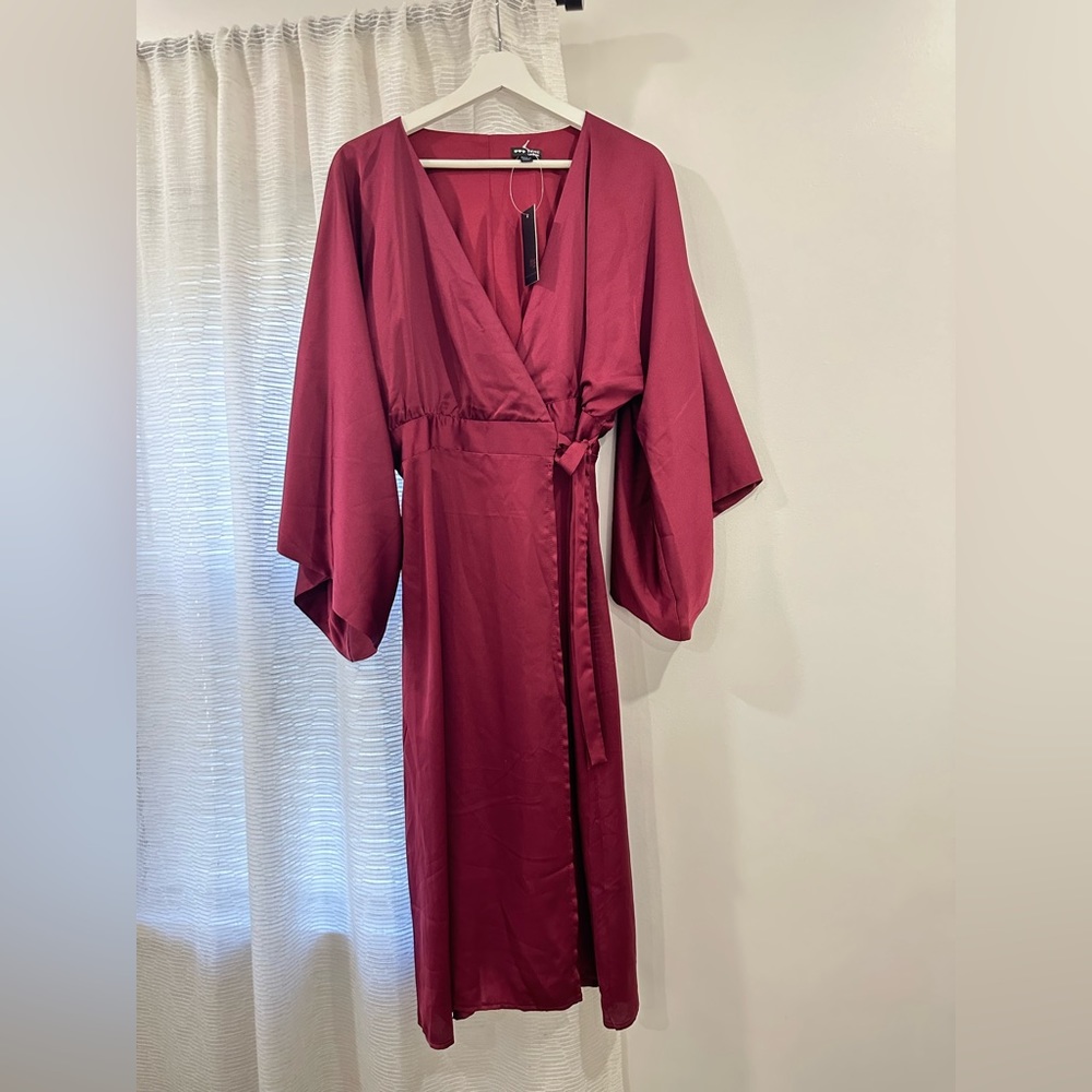 Wrapped Midi dress.